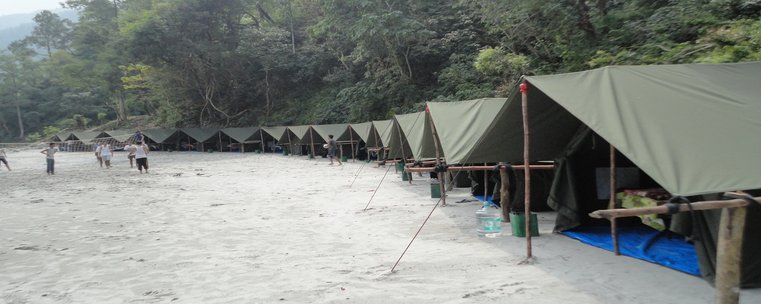 Camping in Rishikesh Header